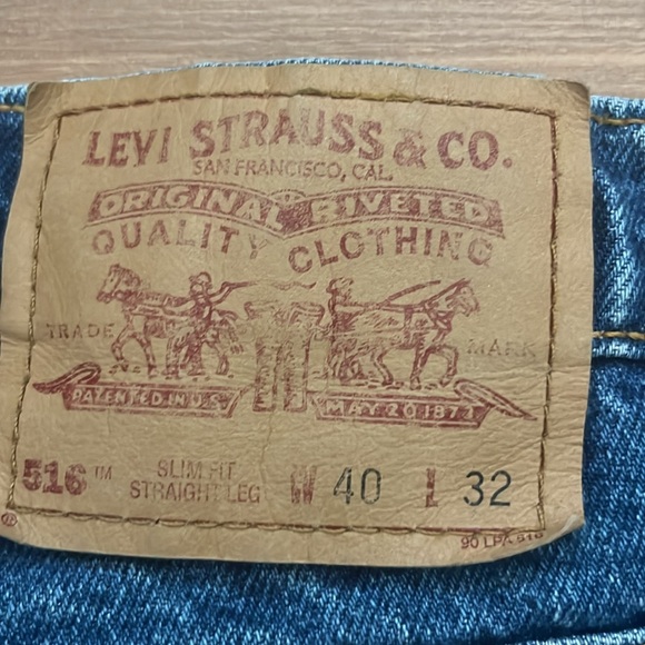 Levi’s Jeans 516 Men’s Size 40 *jeans are hemmed at the bottom - Picture 4 of 8